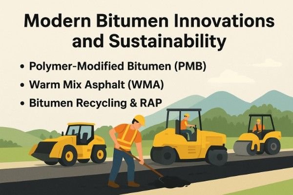 Modern Bitumen Innovations — PMB, WMA, RAP