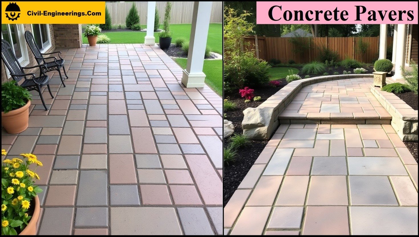 concrete pavers