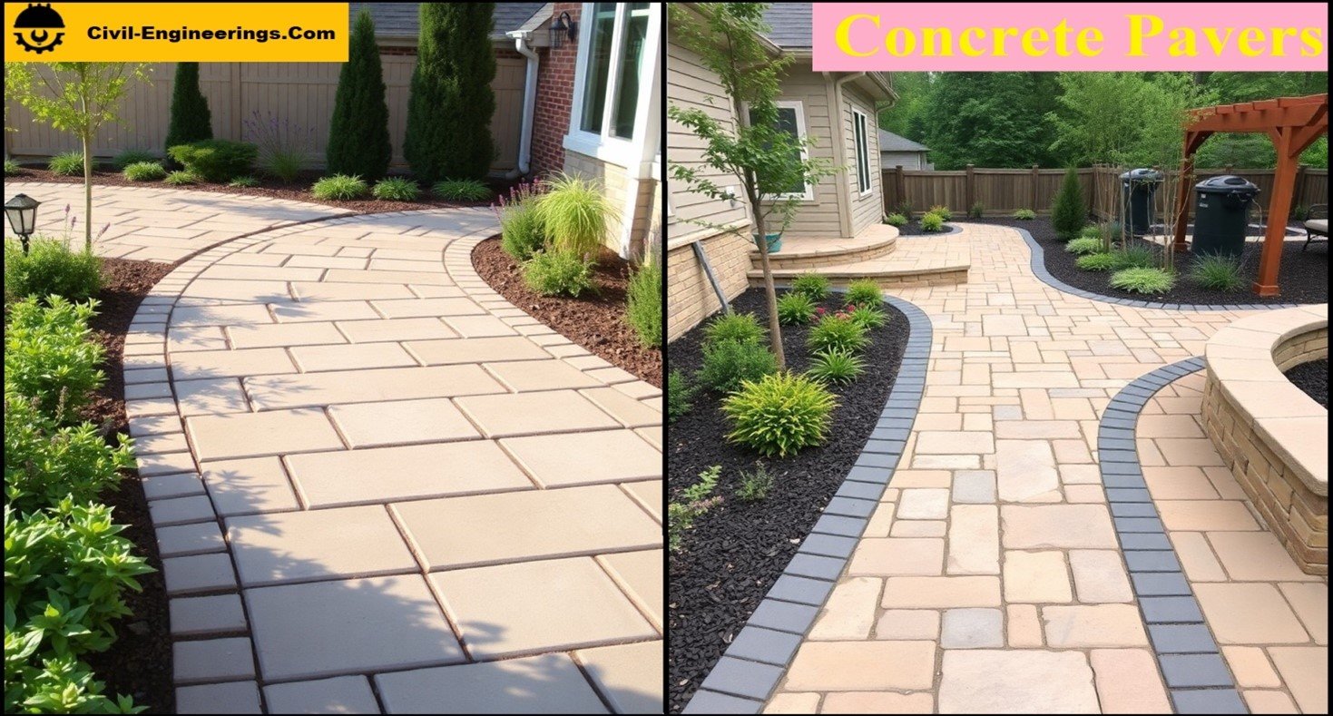 concrete pavers