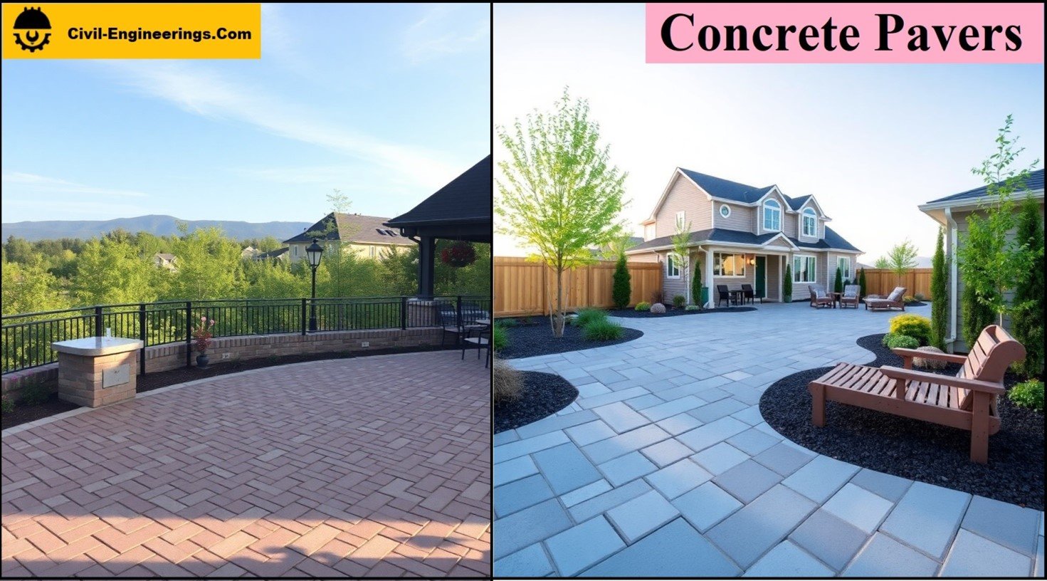 concrete pavers