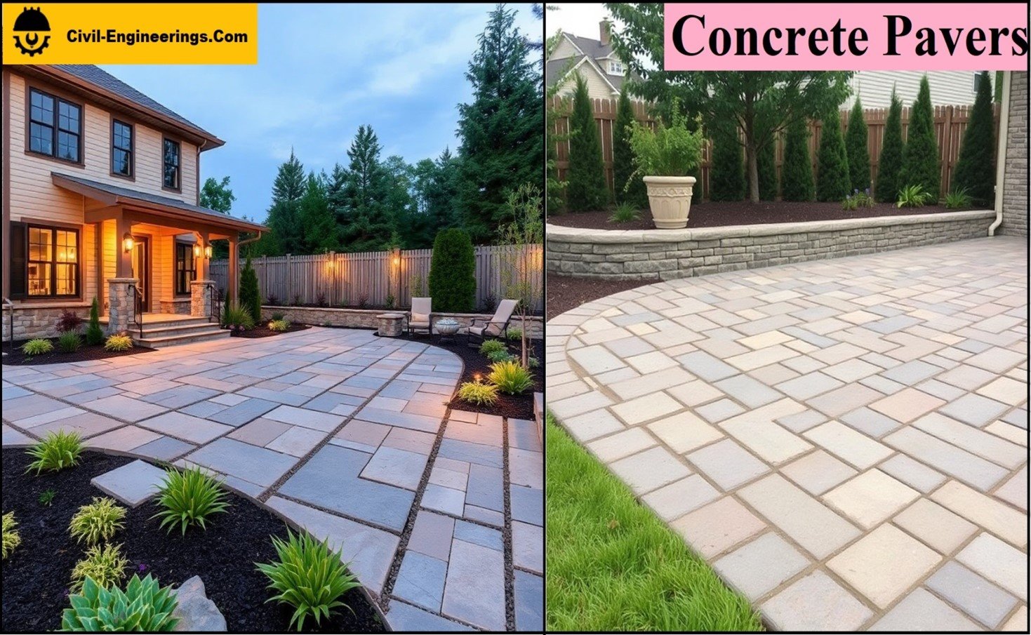 concrete pavers