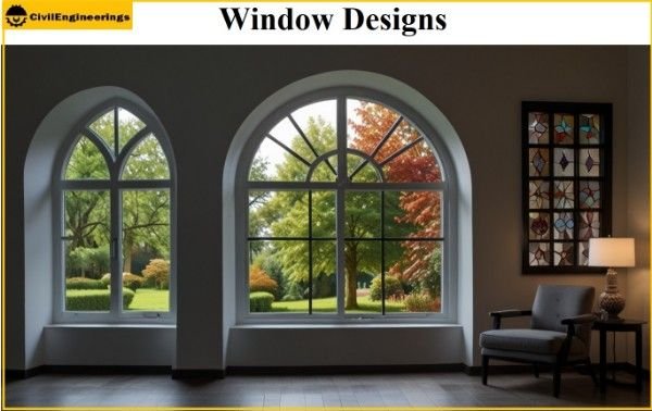 Curve shape window designs for stylish architecture