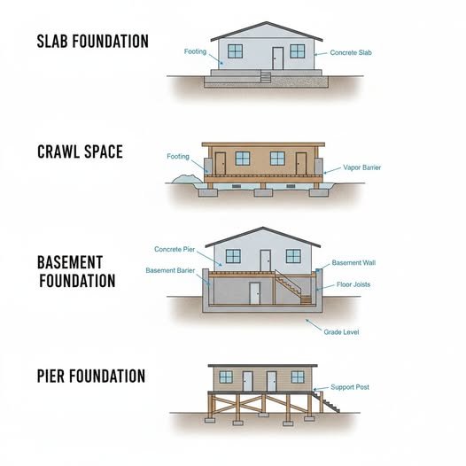 Types of House Foundations in USA