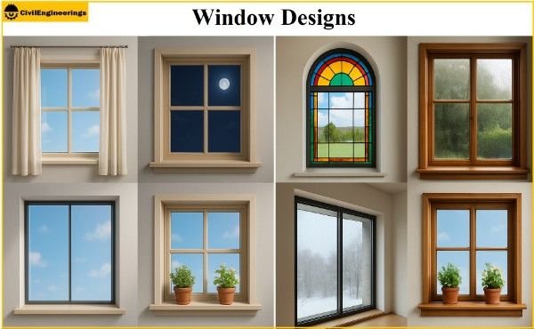 Small size window designs for compact spaces