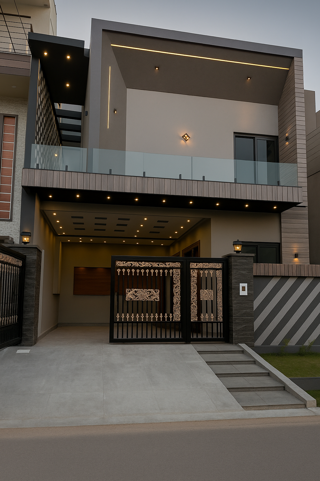 4 Marla Decent House Front View