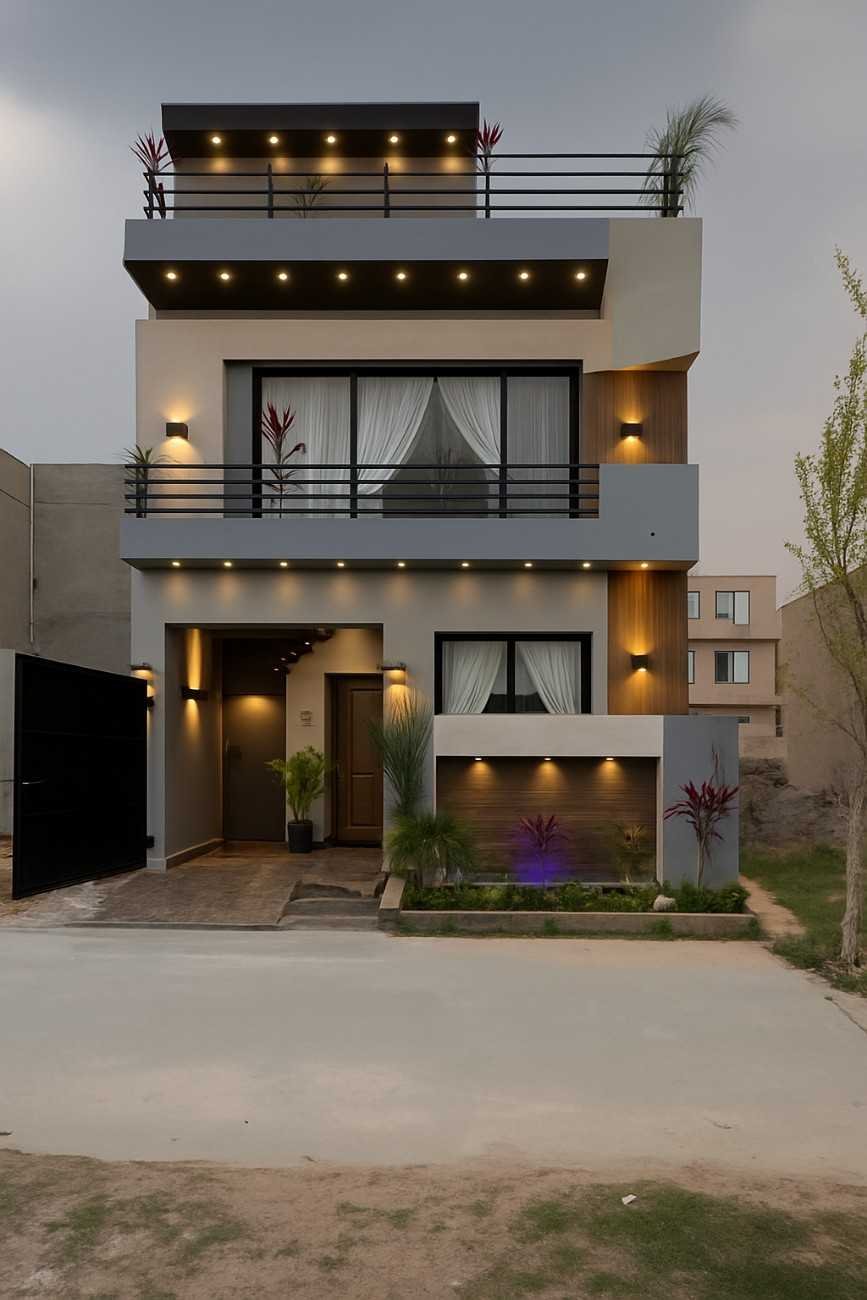 Beautiful Medium Size House Design